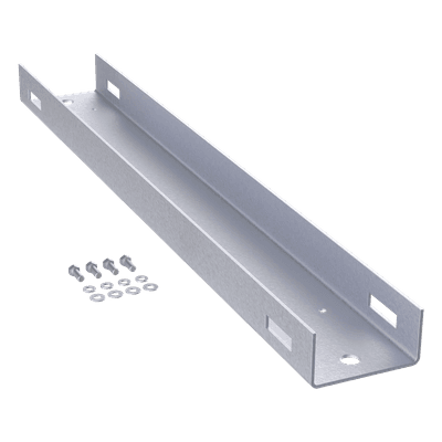 Montaje de Poste / 900 mm (18 UR) / Aluminio / RAL 9005 / 19 in / 2.95 ft de alto EPMC9 HOFFMAN