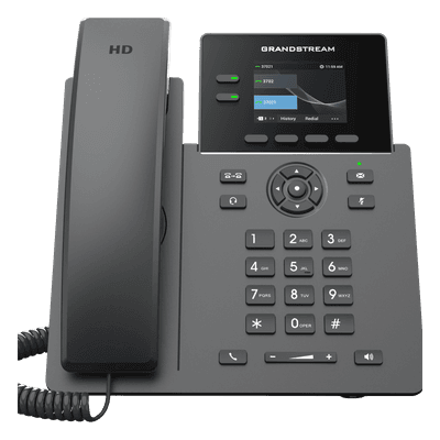 Teléfono IP / 2 Líneas / Pantalla LCD 2.4" / 8 Botones Virtuales / Audio HD / Conferencia 5 Vías / Seguridad Carrier-Grade GRP2610 GRANDSTREAM