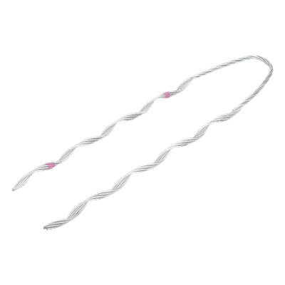 Remate Preformado para Fibra Óptica / Acero Galvanizado / Diámetro 7.5 - 8 mm / 24 Hilos / Longitud 460 mm (18.1 ft) / Ambientes Costeros