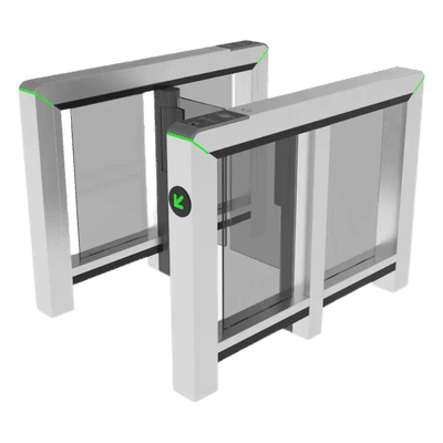 Puerta de Velocidad / Un Solo Carril / Sensores Infrarrojos 8 a 12 Pares / Acero Inoxidable SUS304 / Panel de Lectura Multitecnología / Motor Sin Escobillas / Controlador PGIC Integrado MARSS1000 ZKTECO