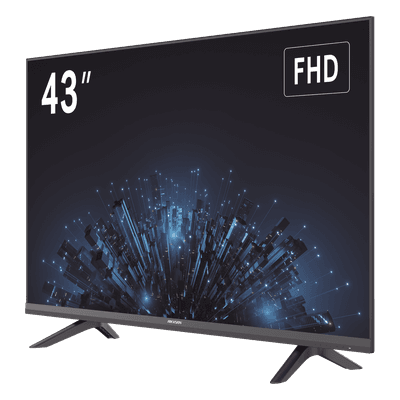 Monitor LED / 43 pulgadas Full HD 1920x1080 / Uso 24-7 / Contraste 4000:1 / HDMI VGA USB / VESA 200x200 / Bocinas 10W x2