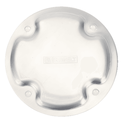 Tapa Hermética para Caja Redonda / Aluminio Diecast / IP66 / Tornillos con Empaque / Intemperie Industrial T-CSX RAWELT