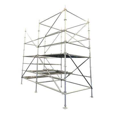 Andamio / Sistema Modular de Estructura Metálica / Hasta 6 m (19.7 ft) de Altura / Conexión por Cuñas / Acero Q355B-Q235B-Q195B SH-EM-2X4X6 SHINESTAGE