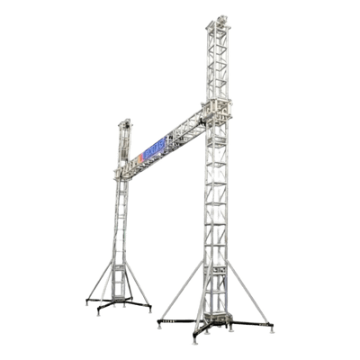 Kit de Portería Tipo Truss / 6 x 8 m (19.7 x 26.2 ft) / Carga 600 kg / Aluminio 60x80 mm SH-TRUSS-6X8 SHINESTAGE