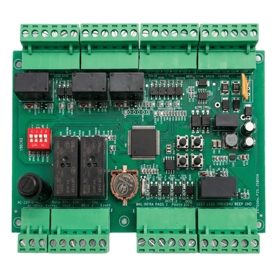 Tarjeta controladora / 4 bollardos independientes / Exterior / Control de acceso XB-BC-PCB ACCESSPRO