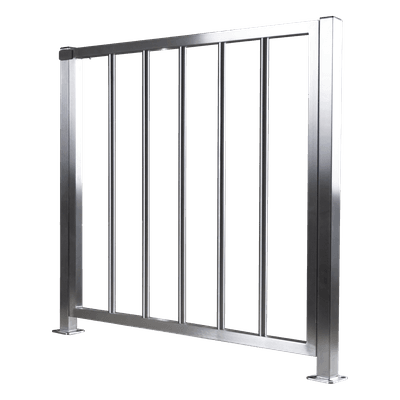 Puerta de Medio Cuerpo / Acero Inoxidable / 100 cm (3.3 ft) Ancho / 90 cm (2.9 ft) Alto / Control de Acceso