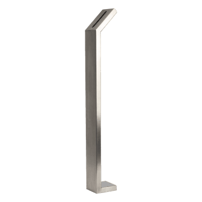 Base de Montaje para Lectores y Biométricos / Acero Inoxidable 304 / Uso Exterior / Diseño Universal / Instalación sin Herramientas XT-SL-SS ACCESSPRO