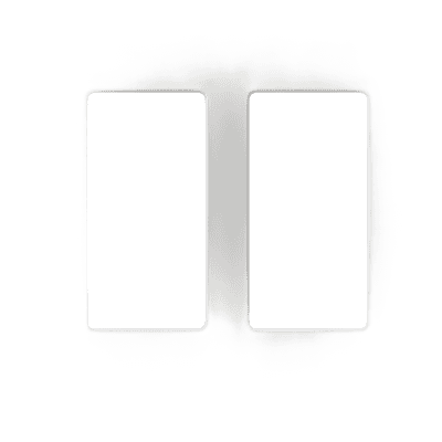 Placa de pared Claro / 2 espacios (2-gang) / 121 x 119 x 7.6 mm / sin tornillos visibles / acabados gloss y satín SC2PB LUTRON ELECTRONICS