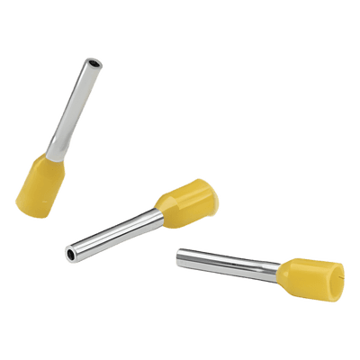Férula Aislada / 18 AWG / 12 mm Largo / DIN Color Amarillo / 500 Piezas FSD76-6-D PANDUIT