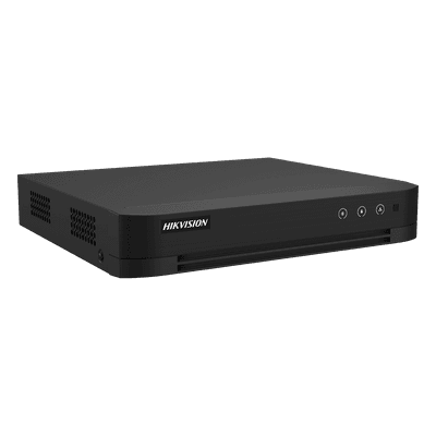 DVR Pentahíbrido / 8 Canales / 4K 8 Megapixel / H.265+ / AcuSense / Audio Bidireccional / 1 Bahía HDD 10 TB / Salida Full HD IDS-7204HUHI-M1/T HIKVISION