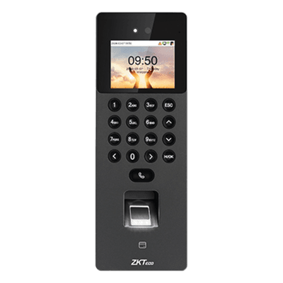 Terminal Biométrica Facial / Cámara Binocular 1MP / 1,500 Rostros / 3,000 Huellas / Wi-Fi 802.11ax / ONVIF / SIP / Anti-Fraude SENSEFACE2A ZKTECO
