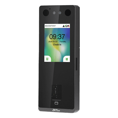 Terminal Biométrica IP / Pantalla 2.8" / 3,000 Rostros / 6,000 Huellas / IP65 / Video Intercom SIP / ONVIF / Anti-Fraude SENSEFACE3A ZKTECO