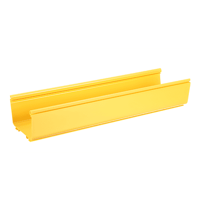 Canaleta para Cableado Estructurado / PVC Rígido / 6x4 Pulgadas / 3 m (9.8 ft) de Largo / Capacidad 3819 Cables / Color Amarillo FR6X4YL10 PANDUIT