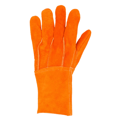Guantes de Protección Industrial / Carnaza Reforzada / Puño Largo 12.5 cm / Resistencia a Abrasión y Temperaturas Moderadas / Expulsión Rápida SYS-GCAL SURTEK