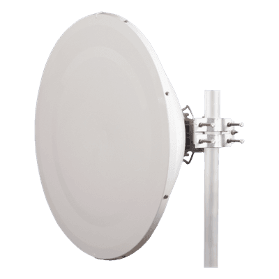 Antena Direccional Parabólica / 35.1 dBi / 4.9-6.4 GHz / Plato 1200 mm / Doble Polaridad 45°/90° / Viento 210 km/h (130.5 mph) JRC35DMCB5X JIROUS