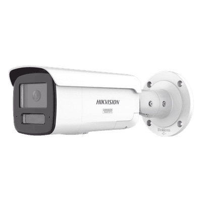 Bala IP / 4 MP / Lente 4 mm / 60 m IR + Luz Blanca / IP67 NEMA 4X / WDR 130 dB / Audio 2 Vías / 195 pies IR DS-2CD2T47G3-LIS2UY/SL HIKVISION