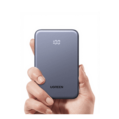 Power Bank / 10000 mAh / 20W PD3.0 PPS / USB-C + USB-A / Carga Rápida 3 Horas / Pantalla Digital / Protección NTC