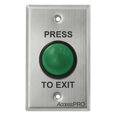 Botón de Emergencia Tipo Hongo / IP66 / Acero Inoxidable / Contacto NO/COM/NC / 24 VDC 1.5 A / -20°C a 55°C APB-870M5-W ACCESSPRO