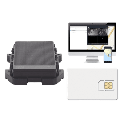 Rastreador GPS 4G / Panel Solar Integrado / IP67 / Batería 10000 mAh / Alertas de Manipulación / Instalación Magnética LL303KIT2 JIMIIOT