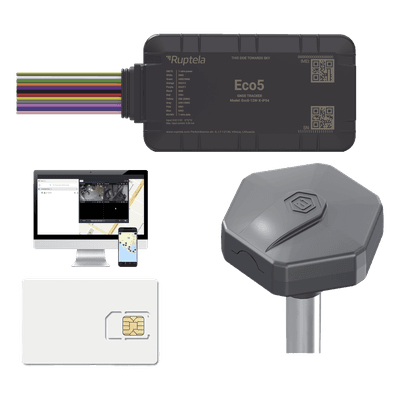 Kit de Rastreo Vehicular / Sensor BLE Nivel Combustible / LTE Cat1 & LTE-M / GNSS U-blox / IP54 & IP68 / Batería de Respaldo / 3.28 ft x 3.28 ft x 3.28 ft ECO5KITFUEL RUPTELA