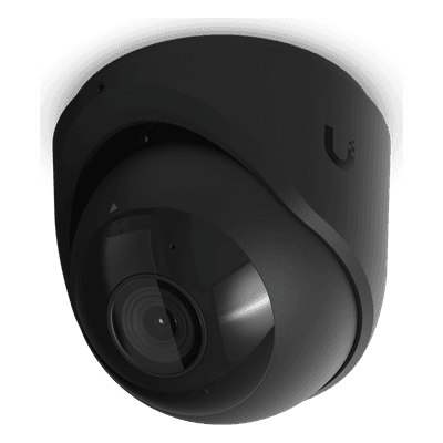Cámara IP Turret / 4K 8 MP / Sensor 1/1.8" / IR 30 m (98.4 ft) / IK04 / IP66 / PoE / Ajuste Manual 3 Ejes UVC-G6-TURRET-B UBIQUITI