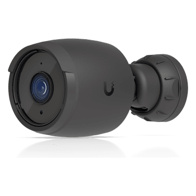 Cámara IP Bala PoE / 4K 8 Megapixel / IR 30 m (98.4 ft) / AI Multi-TOPS / Campo de Visión 134.1° / IP66 e IK04 UVC-G6-BULLET-B UBIQUITI