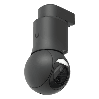 Cámara IP PTZ / 4K 8MP / Zoom Híbrido 10x / IR 30 m (98.4 ft) / Pan 350° / Tilt 100° / IP66 / IK04 UVC-G6-PTZ-B UBIQUITI