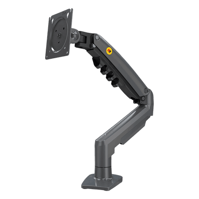 Soporte de Brazo Ajustable para Monitor / Compatible 17" - 30" / Carga hasta 9 kg / Rotación 360° / Inclinación +85° a -30° / Giro 180° / Resorte de Gas / Color Gris F80NB NB-EPCOM