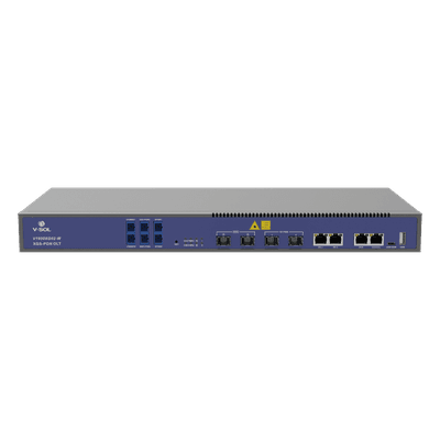 OLT / 2 Puertos XGSPON/GPON con WDM / 4 Puertos Uplink / Hasta 512 ONUs / 1.45 x 0.66 x 0.14 pies V1600XG02-W V-SOL