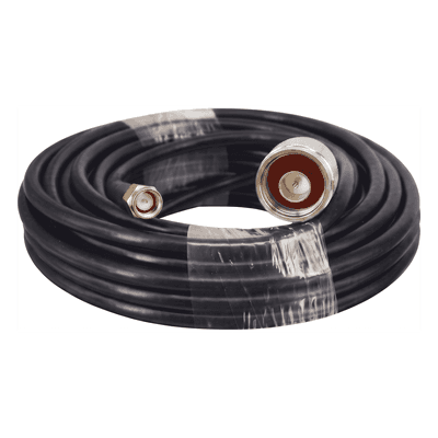Cable Coaxial / Baja Pérdida / 15 m (49.2 ft) / Diámetro 5 mm / Impedancia 50 Ω / Apantallamiento >90 dB / 5-3000 MHz / Conectores N y SMA Macho NX9775/C15 IBERNEX