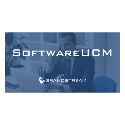 Software PBX / 100 Usuarios / 24 Llamadas Simultáneas / Escalable a 5000 Usuarios / Implementación Local, Virtual o Nube SOFT-UCM-BP GRANDSTREAM