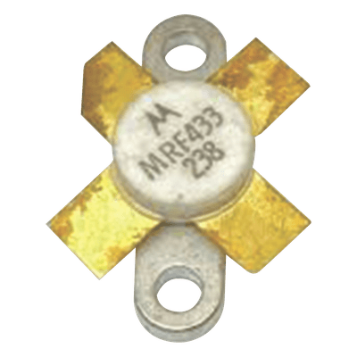 Transistor NPN de RF / 2-30 MHz / 12.5 Vcc / 12.5 W / Encapsulado 211-07 MRF433 SYSCOM