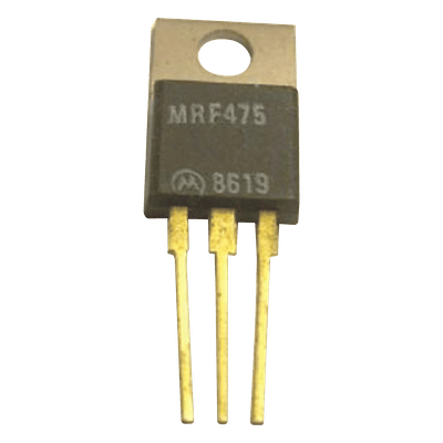 Transistor RF de Potencia NPN / 30 MHz / 13.6 Vcc / 4.0 A / 10 W / TO-220AB MRF475 SYSCOM