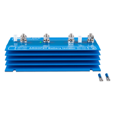 Aislador de Baterías / 200 A / 3 Bancos Independientes / Caída de Tensión <0.1 V / 12/24 V Auto / Terminales M8 ARG2003 VICTRON ENERGY