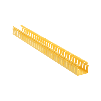 Canaleta Ranurada / PVC sin Plomo / 2.17 in Ancho / 1.92 in Alto / 10 ft Largo / Amarillo / Tipo H H2X2YL10 PANDUIT