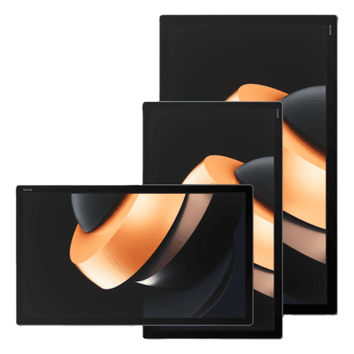 Pantalla Interactiva / 22 Pulgadas / FHD 400 Nits / Inclinación 15° a 80° / IP54 / PoE / Android 13 / NFC / Bluetooth 5.0 FLEX322SV SUNMI
