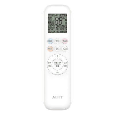 Control remoto para minisplit / 27 teclas / 3.0 V / 170x52x18 mm / 0°C a 40°C L201E AUFIT