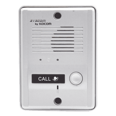 Frente de Calle Metálico / Audio Portero / Compatible KDP601A1M / Compatible KDP602A/D / Uso Exterior MS-2D KOCOM