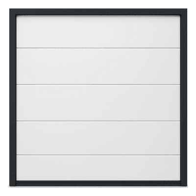 Puerta Seccional de Garage / 12 x 9 pies (3.66 x 2.74 m) / Aislada / Lámina Galvanizada Calibre 26 / Núcleo de Poliuretano 42 mm / Estilo Americano