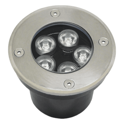 Luminario Empotrar en Piso / IP66 Exterior / Multivoltaje 110-240V~ / 6500K / Ángulo 36° / Aluminio y Vidrio Templado / 12W JLEP-12B JWJ