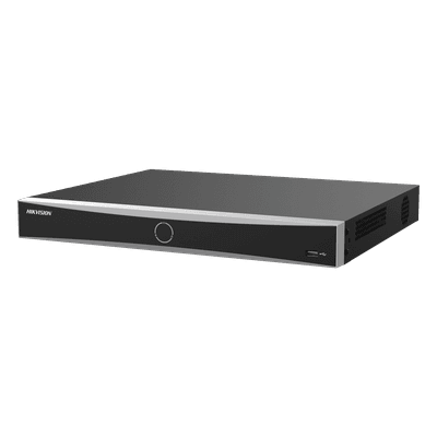 NVR IP / 16 Canales / 12 Megapixel (4K) / AcuSense / Reconocimiento Facial / 1 Bahía HDD / HDMI 4K / Sin PoE