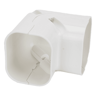 Codo Vertical para Aire Acondicionado / 4 Canales / 11 Piezas / PVC Rígido / -20°C a 75°C / 3.28 ft TH-ACKIT-CV THORSMAN