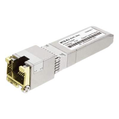 Transceptor SFP+ a RJ45 / 10 Gbps / 10GBASE-T / Alcance 30 m (98.4 ft) / Rango de Temperatura -40°C a 70°C / DDM / Cat6A/Cat7 MTB-RJ PLANET NETWORKING AND COMMUNICATION