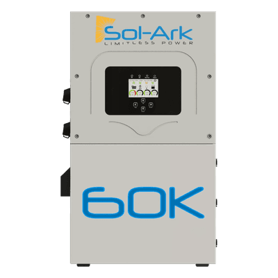 Inversor Híbrido Trifásico / 60 kW / 480 VCA / Acoplamiento CA/CC / IP65 / Baterías 160-800 VCC / Transferencia 5 ms 60K3PN480V SOL-ARK