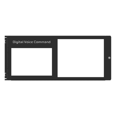 Panel de Revestimiento de Audio / Aberturas para Micrófono, Teléfono y Teclado / Compatible con Chasis C5A-M / Gabinete CAB-5 DPA-C5 NOTIFIER
