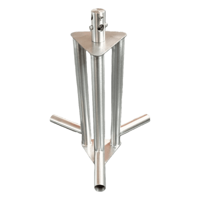Electrodo de Acero Inoxidable / Diseño Delta / 18 A / Cilindro Equipotencial Autoconectable / Terrenos Corrosivos / 22 cm x 56.7 cm