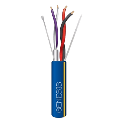 Cable de Control de Iluminación / 2x18 AWG + 2x22 AWG / 305 m (1000 pies) / Par Blindado 22 AWG / UL 1685/444/13 1244-106Y GENESIS