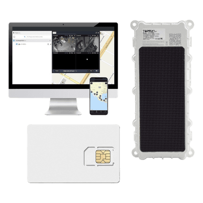 Rastreador GPS de Activos / LTE Cat-M1/NB-IoT / IP67 / Batería 9600 mAh con Carga Solar / BLE 5.0 / Cifrado AES