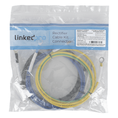Kit de Cables de Conexión para Rectificador / 48 VDC / 1.5 m (4.9 ft) / Cobre / Modular LP-ROCC LINKEDPRO BY EPCOM