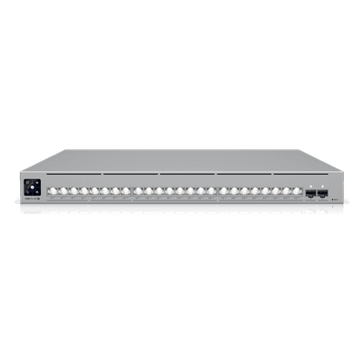 Switch Administrable Capa 3 / 24 Puertos PoE+++ / 16 × 10 GbE + 8 × 2.5 GbE / 2 Puertos SFP28 25 G / 720 W PoE / Etherlighting™